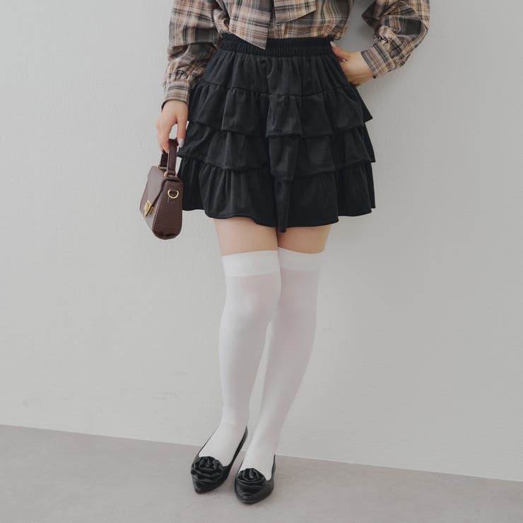 ベロアティアードスカート | RMAF　NICE CLAUP / OLIVE des OLIVE | 詳細画像4 