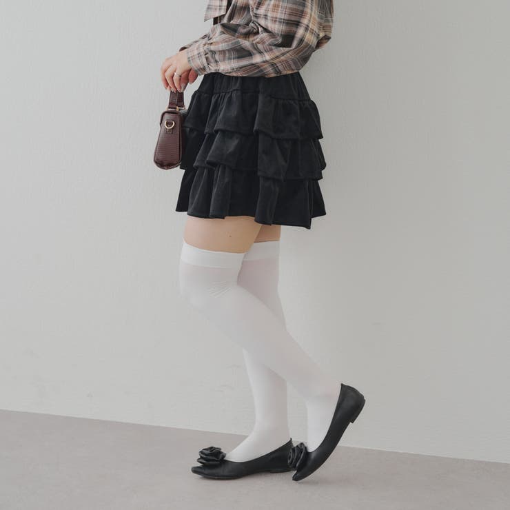 ベロアティアードスカート | RMAF　NICE CLAUP / OLIVE des OLIVE | 詳細画像5 