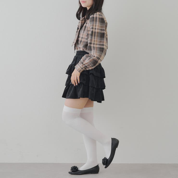 ベロアティアードスカート | RMAF　NICE CLAUP / OLIVE des OLIVE | 詳細画像13 