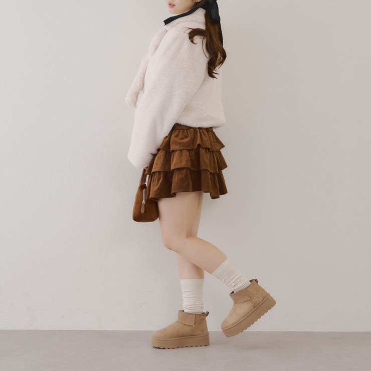 ベロアティアードスカート | RMAF　NICE CLAUP / OLIVE des OLIVE | 詳細画像35 