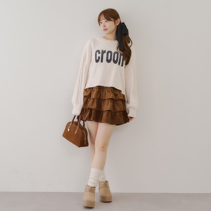 ベロアティアードスカート | RMAF　NICE CLAUP / OLIVE des OLIVE | 詳細画像41 