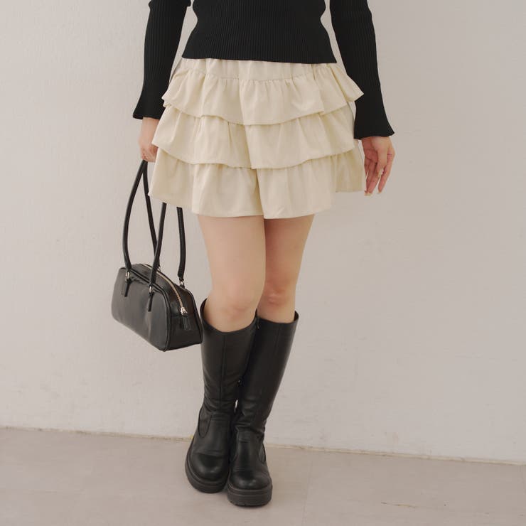 ベロアティアードスカート | RMAF　NICE CLAUP / OLIVE des OLIVE | 詳細画像44 