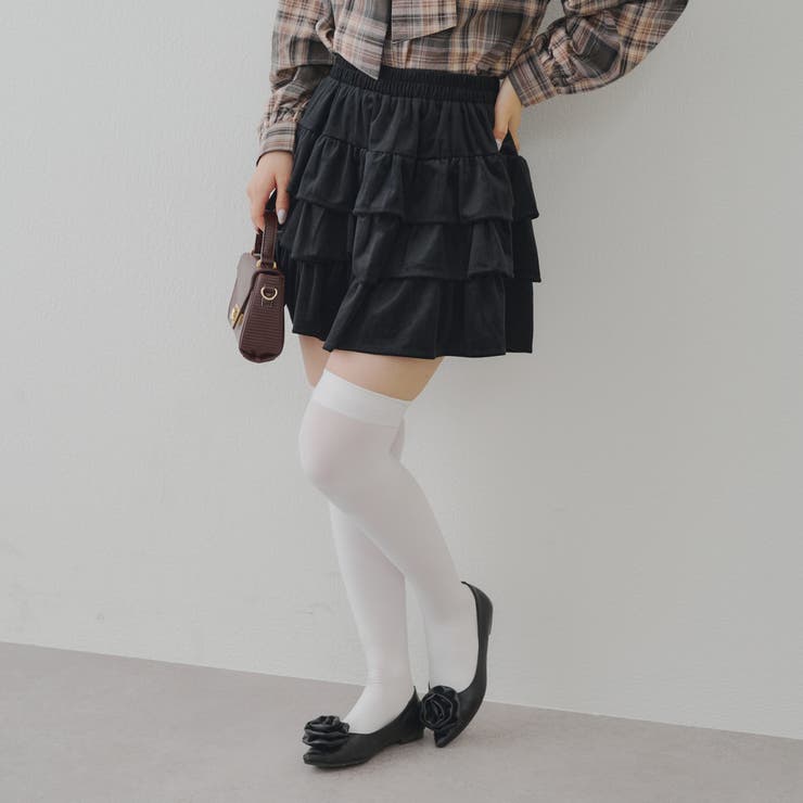 ブラック | ベロアティアードスカート | RMAF　NICE CLAUP / OLIVE des OLIVE