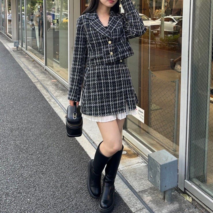 【セットアップ対応】ツイードスカート | RMAF　NICE CLAUP / OLIVE des OLIVE | 詳細画像11 
