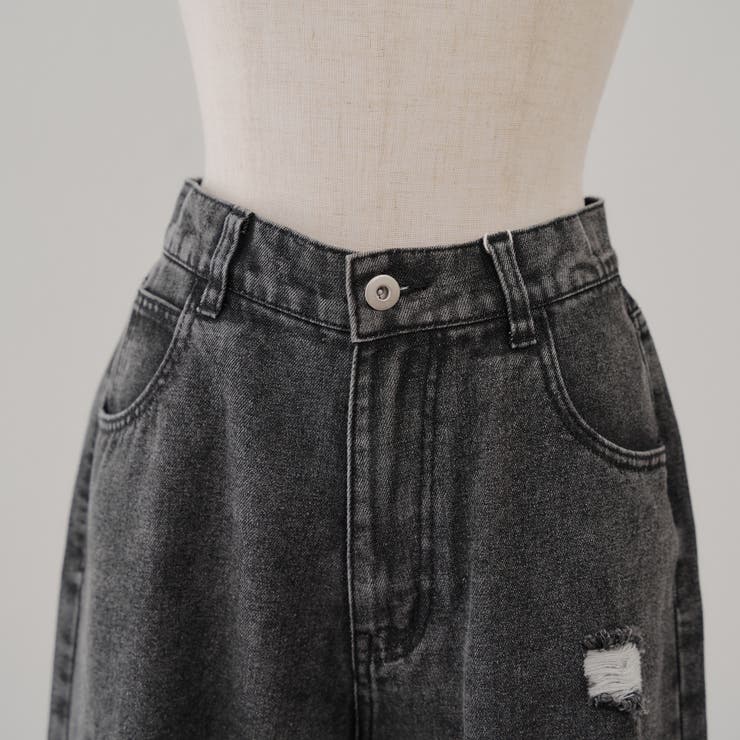 ダメージレースデニムパンツ | RMAF　NICE CLAUP / OLIVE des OLIVE | 詳細画像31 