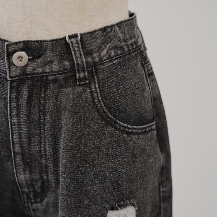 ダメージレースデニムパンツ | RMAF　NICE CLAUP / OLIVE des OLIVE | 詳細画像32 