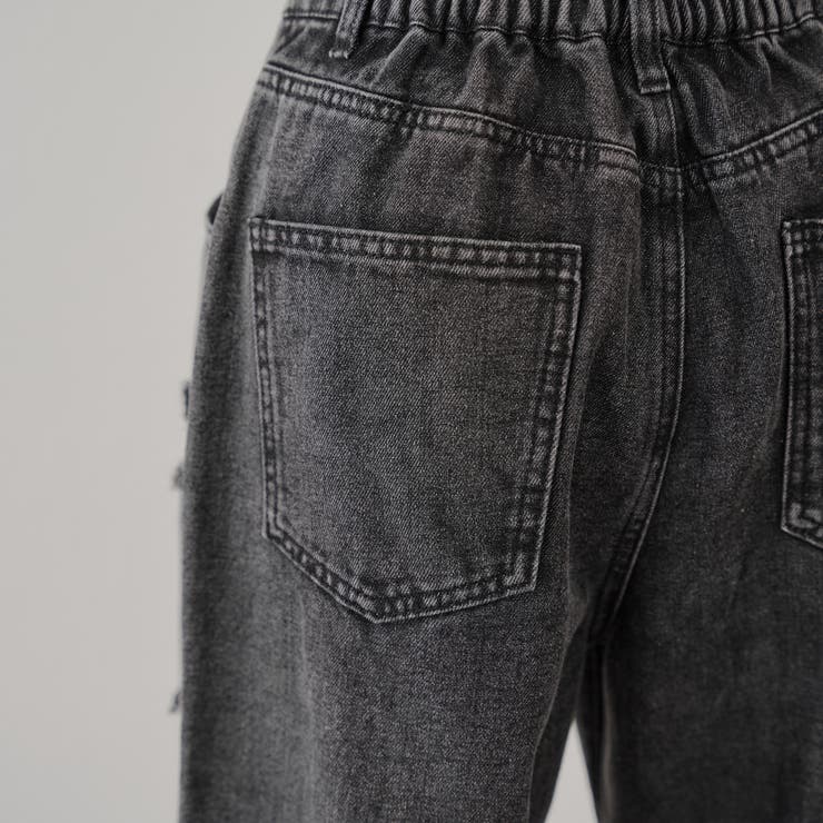 ダメージレースデニムパンツ | RMAF　NICE CLAUP / OLIVE des OLIVE | 詳細画像30 