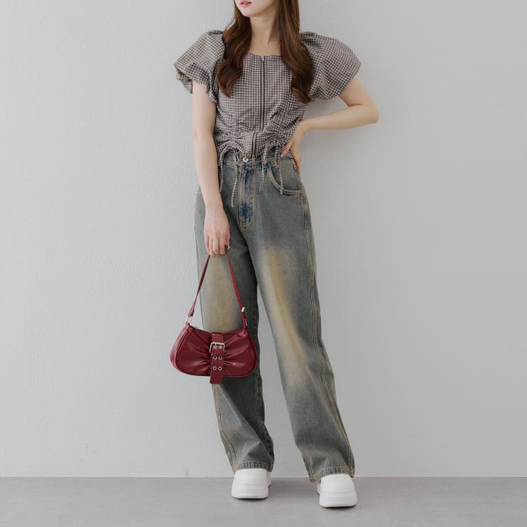 【2サイズ展開】バギーデニム | RMAF　NICE CLAUP / OLIVE des OLIVE | 詳細画像8 