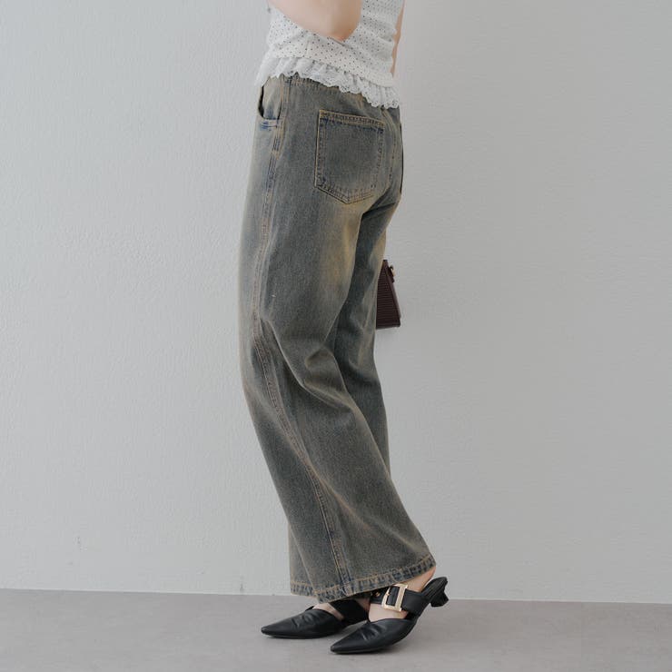 【2サイズ展開】バギーデニム | RMAF　NICE CLAUP / OLIVE des OLIVE | 詳細画像12 