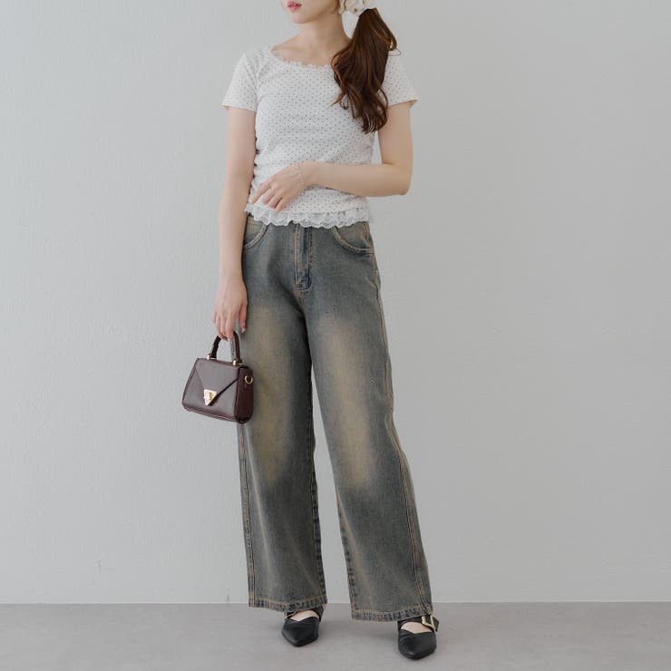 【2サイズ展開】バギーデニム | RMAF　NICE CLAUP / OLIVE des OLIVE | 詳細画像14 