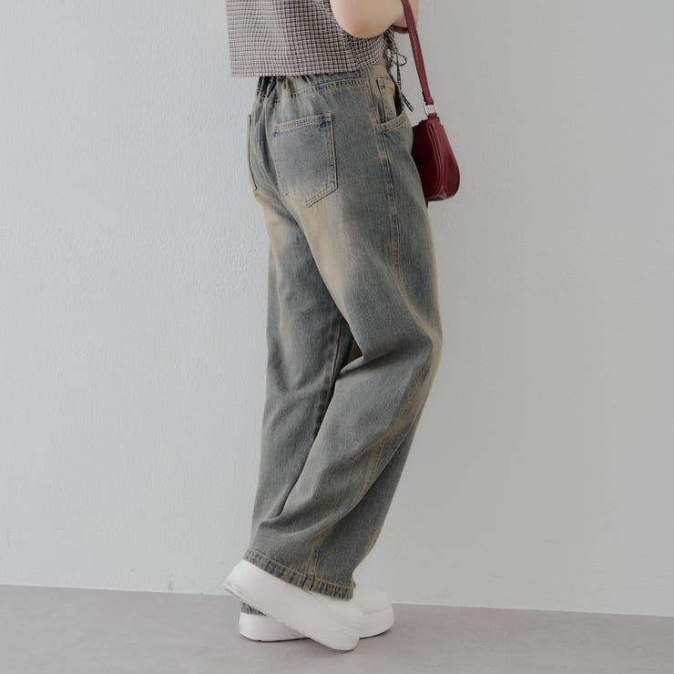 【2サイズ展開】バギーデニム | RMAF　NICE CLAUP / OLIVE des OLIVE | 詳細画像6 