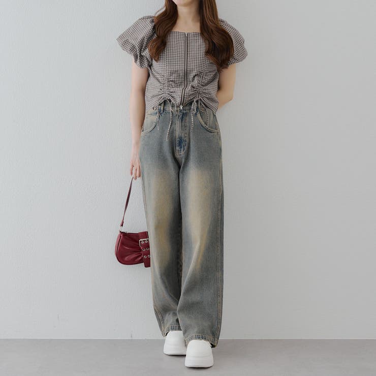 【2サイズ展開】バギーデニム | RMAF　NICE CLAUP / OLIVE des OLIVE | 詳細画像7 