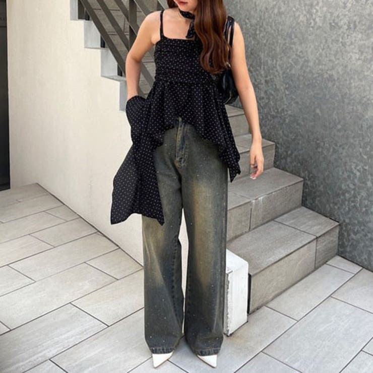 2サイズ展開】キラキラバギーデニム[品番：OLOW0016463]｜RMAF NICE