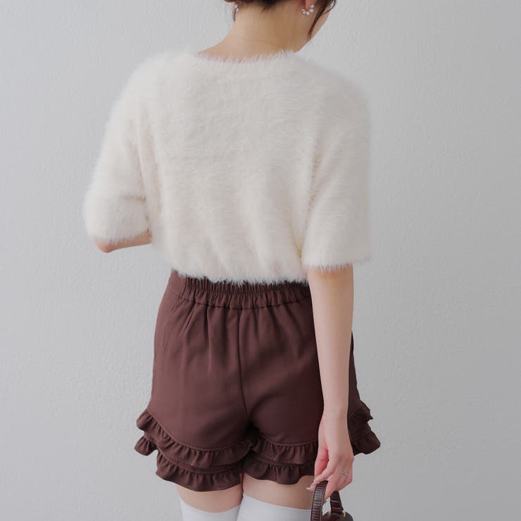 2段フリルショートパンツ | RMAF　NICE CLAUP / OLIVE des OLIVE | 詳細画像7 