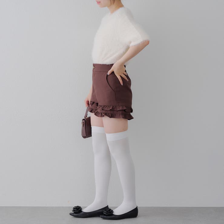 2段フリルショートパンツ | RMAF　NICE CLAUP / OLIVE des OLIVE | 詳細画像10 