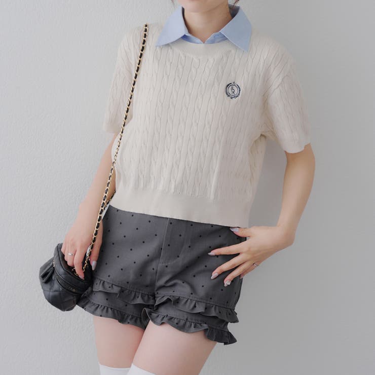 2段フリルショートパンツ | RMAF　NICE CLAUP / OLIVE des OLIVE | 詳細画像14 