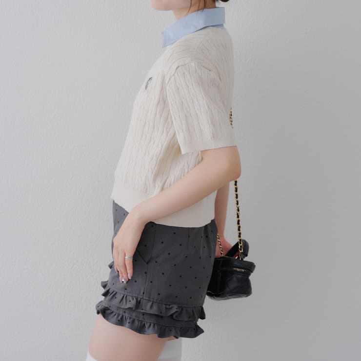 2段フリルショートパンツ | RMAF　NICE CLAUP / OLIVE des OLIVE | 詳細画像16 