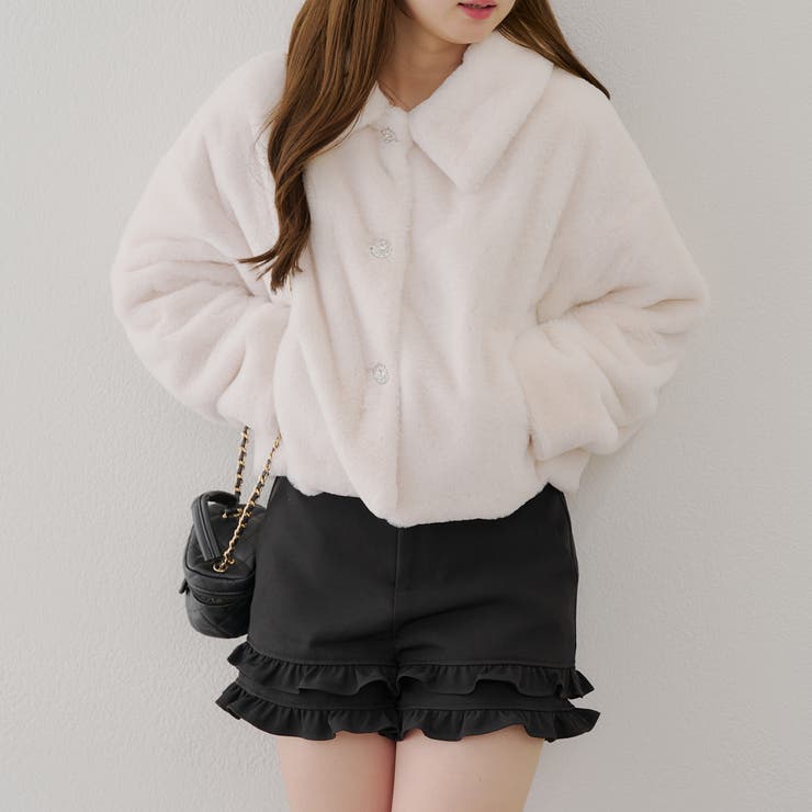 2段フリルショートパンツ | RMAF　NICE CLAUP / OLIVE des OLIVE | 詳細画像24 