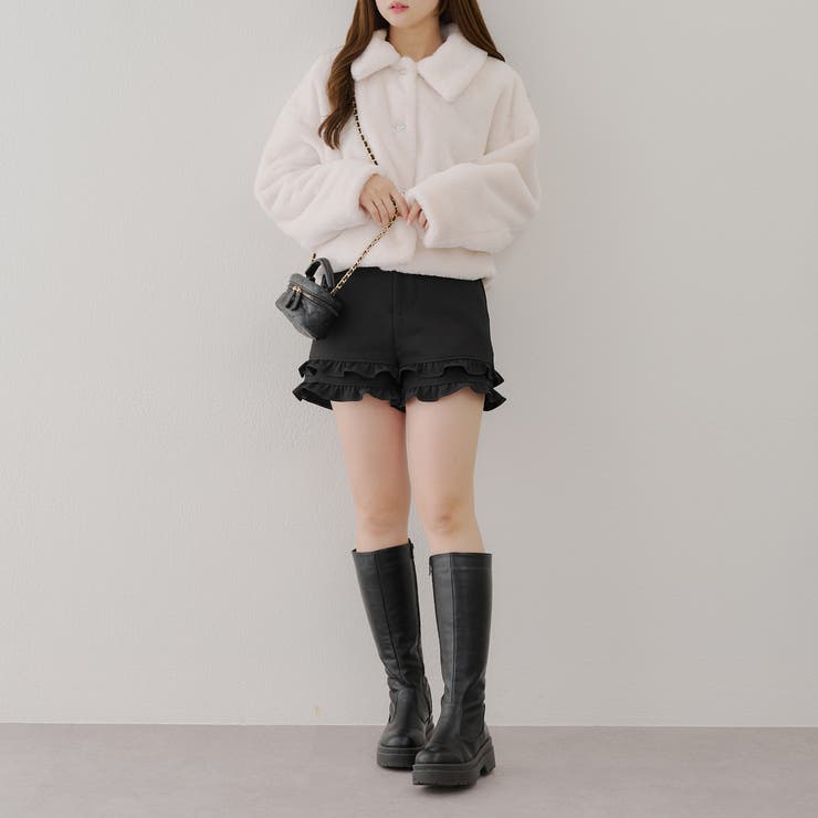 2段フリルショートパンツ | RMAF　NICE CLAUP / OLIVE des OLIVE | 詳細画像28 