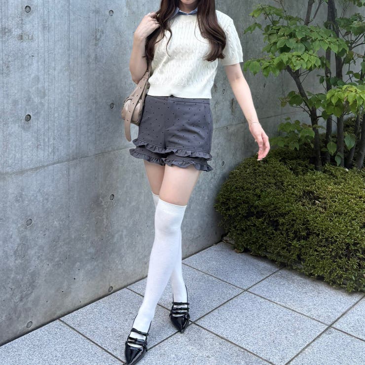 2段フリルショートパンツ | RMAF　NICE CLAUP / OLIVE des OLIVE | 詳細画像37 