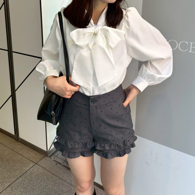 美品‼️ローチェ　イエロー　セットアップ　スコートショートパンツ　フリル　トップス 美品‼️ローチェ イエロー セットアップ スコートショートパンツ