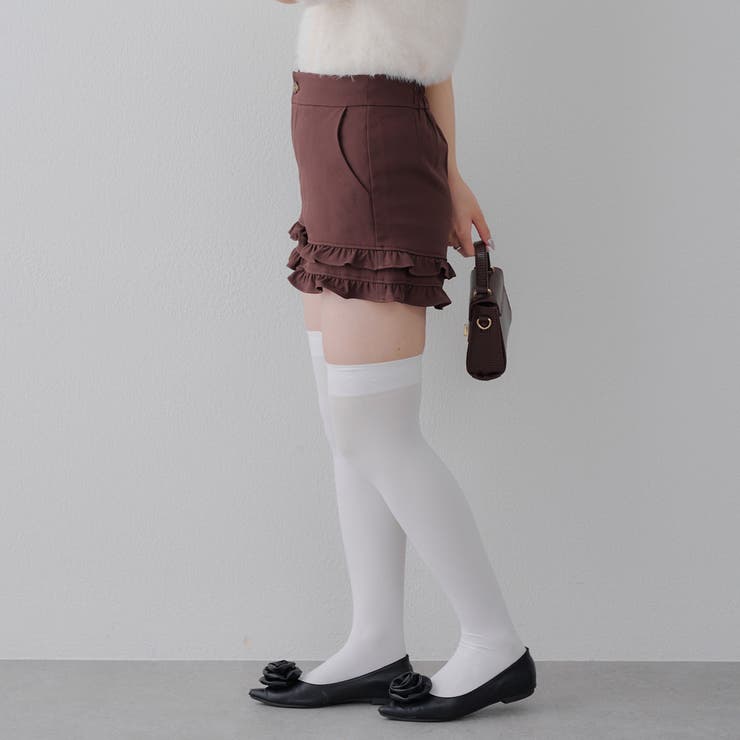 2段フリルショートパンツ | RMAF　NICE CLAUP / OLIVE des OLIVE | 詳細画像3 