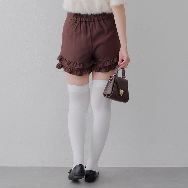 2段フリルショートパンツ | RMAF　NICE CLAUP / OLIVE des OLIVE | 詳細画像4 