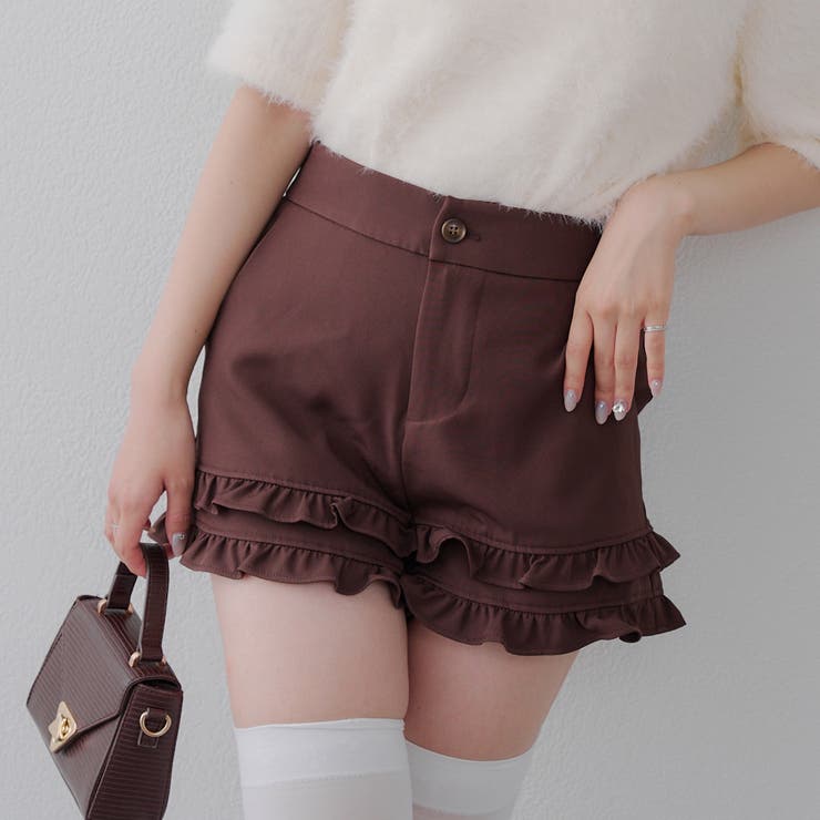 2段フリルショートパンツ[品番：OLOW0016464]｜RMAF NICE CLAUP