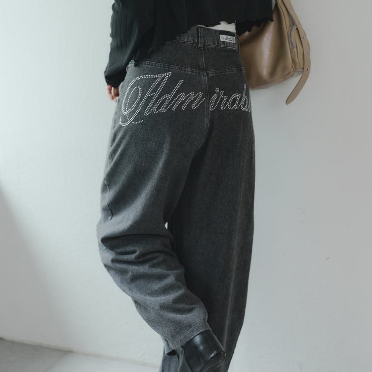 ブラック系 | 【ウィッシュコア】カーブバギーデニム | RMAF　NICE CLAUP / OLIVE des OLIVE