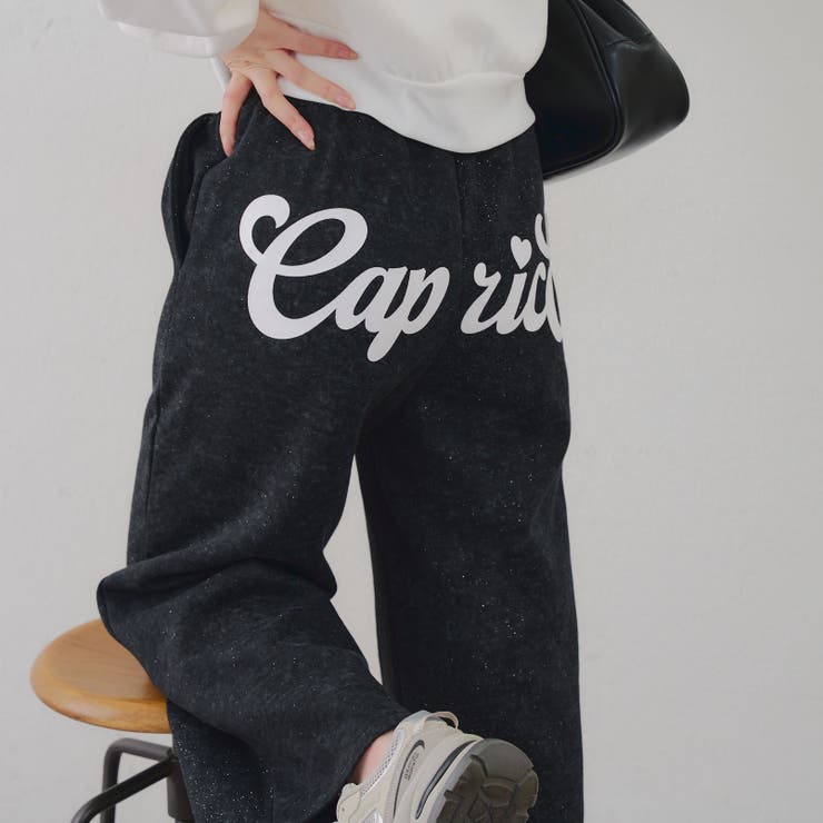 【セットアップ対応】バックプリント入りキラキラスウェットパンツ | RMAF　NICE CLAUP / OLIVE des OLIVE | 詳細画像1 