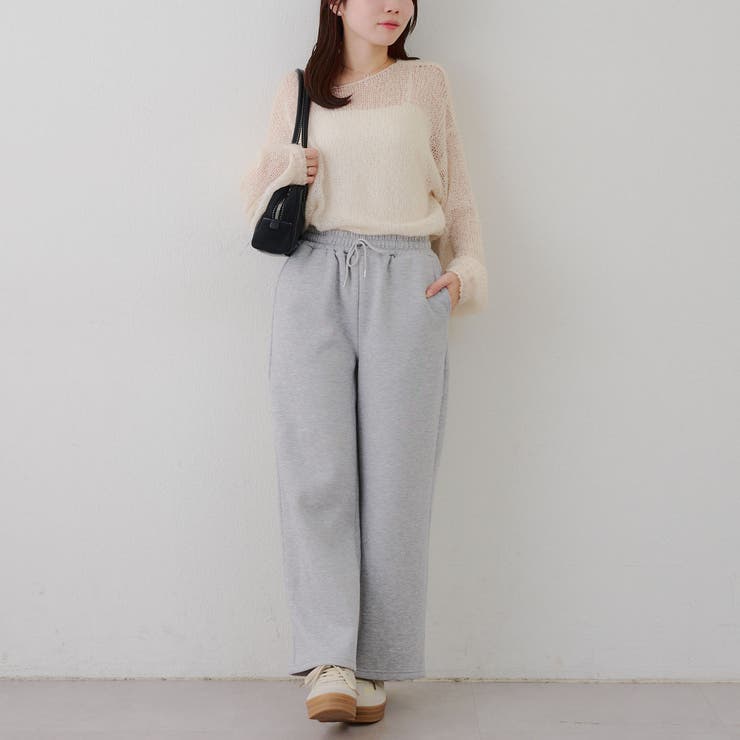 【セットアップ対応】バックプリント入りキラキラスウェットパンツ | RMAF　NICE CLAUP / OLIVE des OLIVE | 詳細画像15 