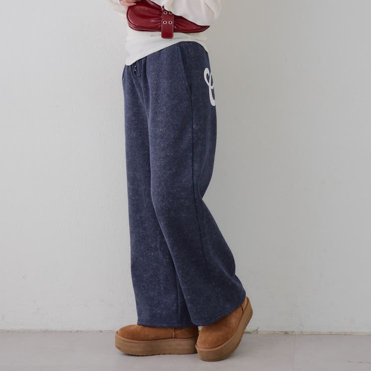 【セットアップ対応】バックプリント入りキラキラスウェットパンツ | RMAF　NICE CLAUP / OLIVE des OLIVE | 詳細画像22 