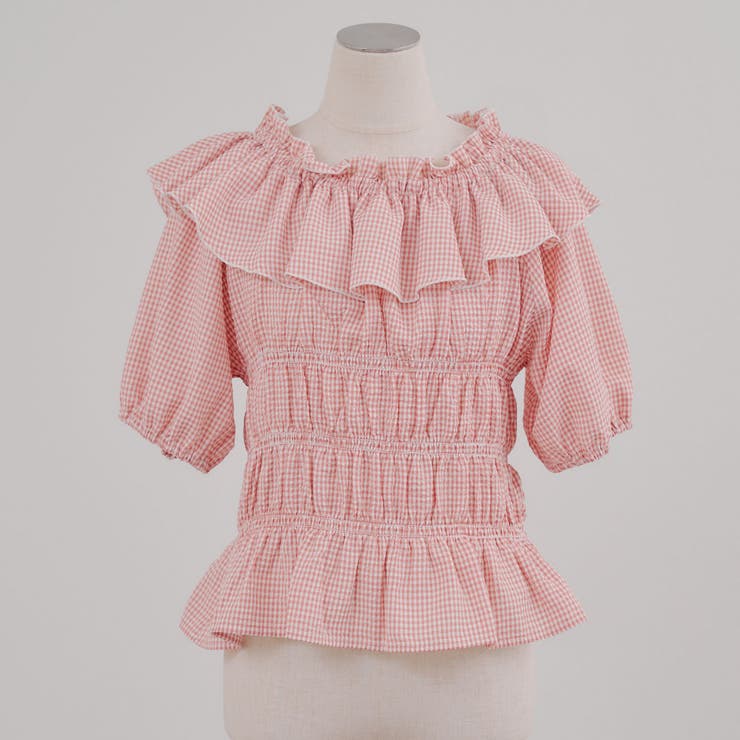 シャーリングオフショルブラウス | RMAF　NICE CLAUP / OLIVE des OLIVE | 詳細画像24 