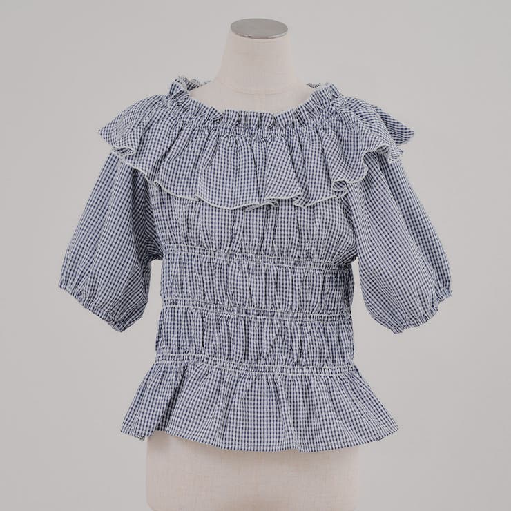 シャーリングオフショルブラウス | RMAF　NICE CLAUP / OLIVE des OLIVE | 詳細画像25 