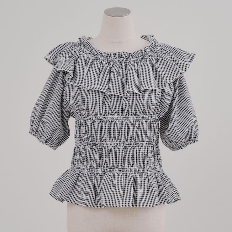 シャーリングオフショルブラウス | RMAF　NICE CLAUP / OLIVE des OLIVE | 詳細画像26 