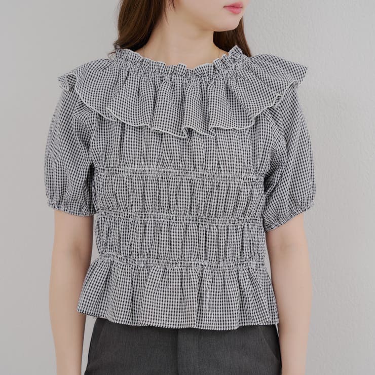 シャーリングオフショルブラウス | RMAF　NICE CLAUP / OLIVE des OLIVE | 詳細画像27 