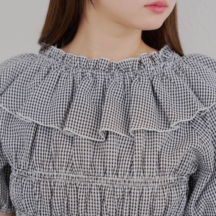 シャーリングオフショルブラウス | RMAF　NICE CLAUP / OLIVE des OLIVE | 詳細画像30 