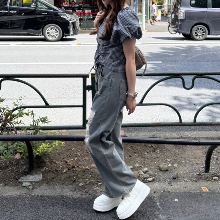 WZIPドロストブラウス | NICE CLAUP / OLIVE des OLIVE　OUTLET | 詳細画像32 