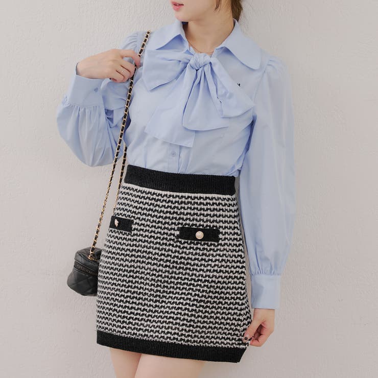 2WAYボウタイブラウス[品番：OLOW0016761]｜RMAF NICE CLAUP / OLIVE