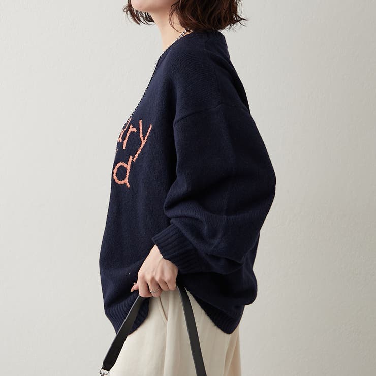 【NAO】刺繍ロゴニットプルオーバー | RMAF　NICE CLAUP / OLIVE des OLIVE | 詳細画像20 