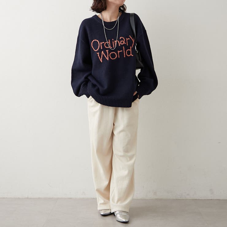 【NAO】刺繍ロゴニットプルオーバー | RMAF　NICE CLAUP / OLIVE des OLIVE | 詳細画像22 