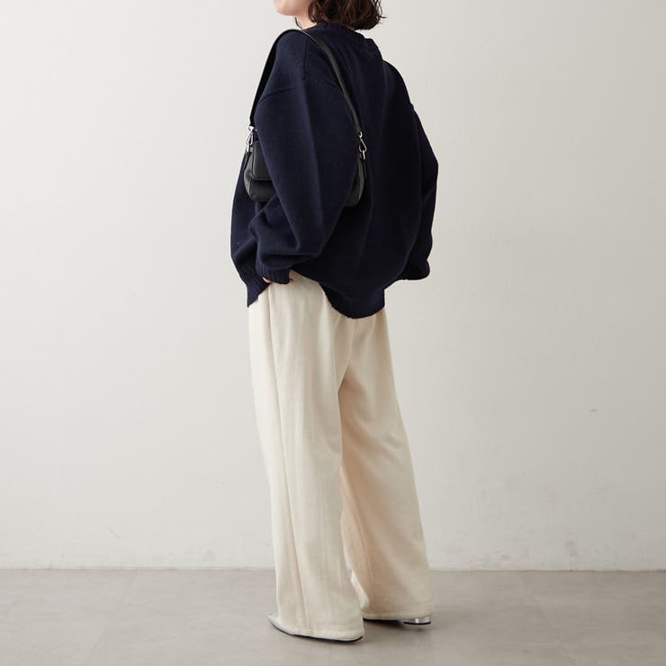 【NAO】刺繍ロゴニットプルオーバー | RMAF　NICE CLAUP / OLIVE des OLIVE | 詳細画像24 