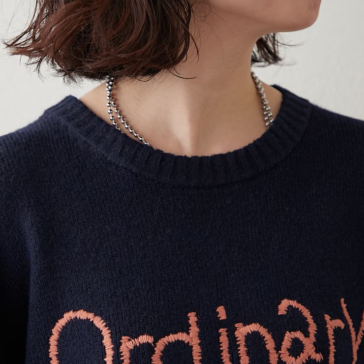 【NAO】刺繍ロゴニットプルオーバー | RMAF　NICE CLAUP / OLIVE des OLIVE | 詳細画像29 