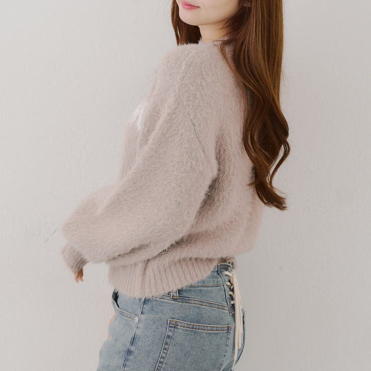 ラメフェザーロゴプルオーバー | RMAF　NICE CLAUP / OLIVE des OLIVE | 詳細画像11 