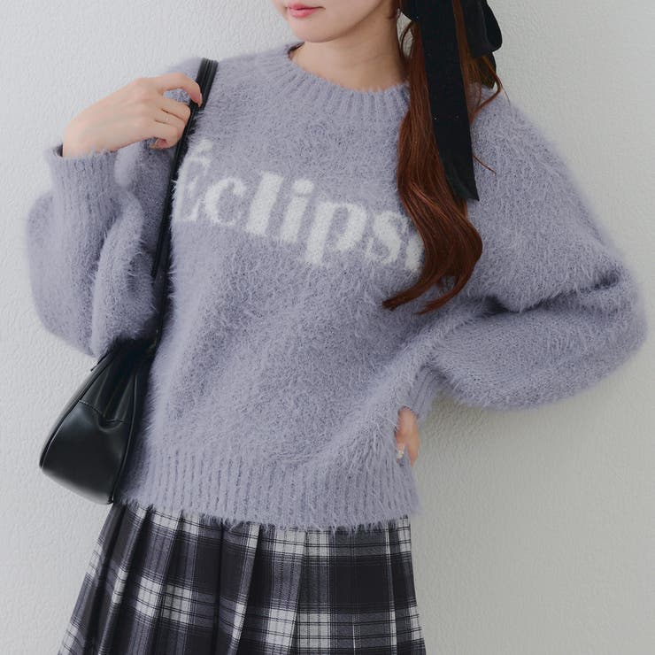 ブルー | ラメフェザーロゴプルオーバー | RMAF　NICE CLAUP / OLIVE des OLIVE