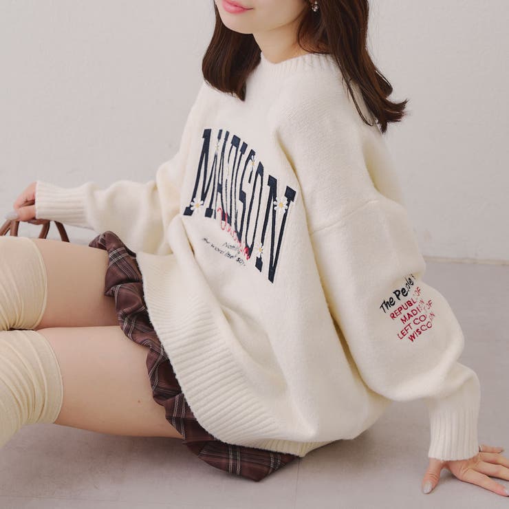 モチーフカレッジもちもちニット | RMAF　NICE CLAUP / OLIVE des OLIVE | 詳細画像1 