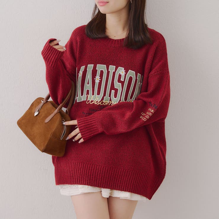 モチーフカレッジもちもちニット | RMAF　NICE CLAUP / OLIVE des OLIVE | 詳細画像11 