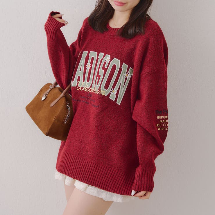 モチーフカレッジもちもちニット | RMAF　NICE CLAUP / OLIVE des OLIVE | 詳細画像12 