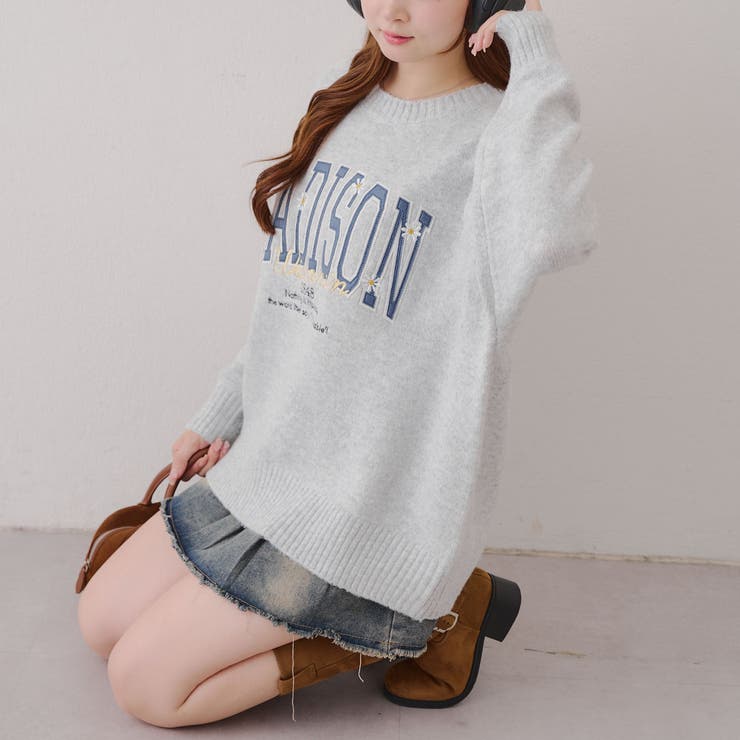 モチーフカレッジもちもちニット | RMAF　NICE CLAUP / OLIVE des OLIVE | 詳細画像16 