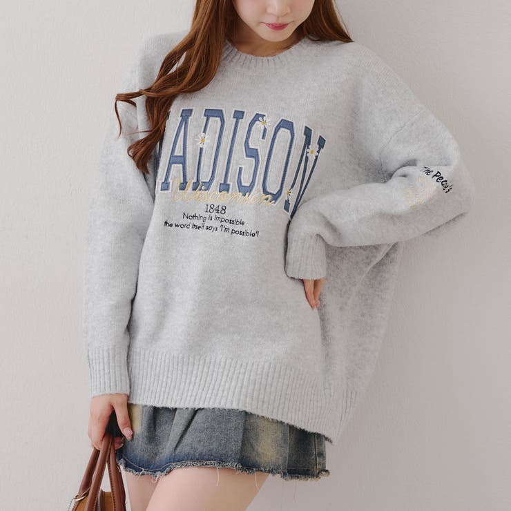 モチーフカレッジもちもちニット | RMAF　NICE CLAUP / OLIVE des OLIVE | 詳細画像17 